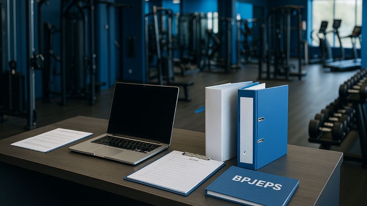 bureau en salle de fitness 2